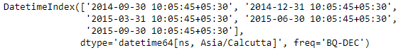 Python Pandas DatetimeIndex.floor()