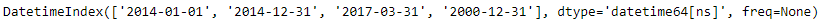 Python Pandas DatetimeIndex.is_year_end
