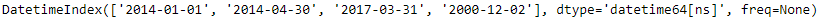 Python Pandas DatetimeIndex.is_year_start