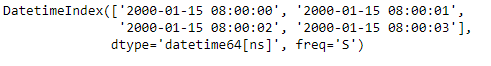 Python Pandas DatetimeIndex.quarter