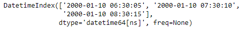 Python Pandas DatetimeIndex.second