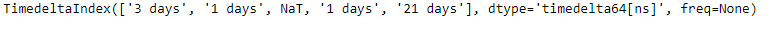 Python Pandas TimedeltaIndex.floor