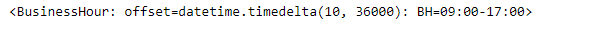 Python Pandas tseries.offsets.BusinessHour.next_bday