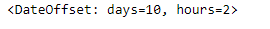 Python Pandas tseries.offsets.DateOffset.freqstr