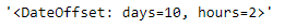 Python Pandas tseries.offsets.DateOffset.freqstr
