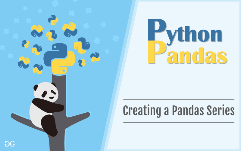 创建一个Pandas系列