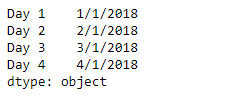 Python Pandas Series.axes