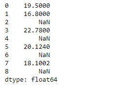 Python Pandas Series.std()