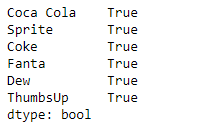 Python Pandas Series.notnull()