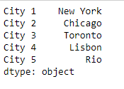 Python Pandas Series.shape