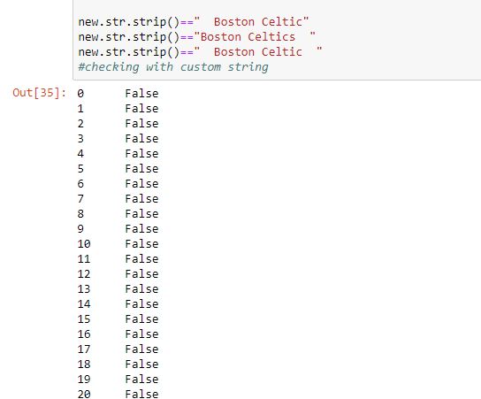 Python Pandas Series.str.strip(), lstrip()和rstrip()。