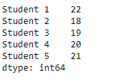 Python Pandas Series.where