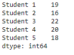 Python Pandas Series.where