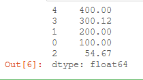 用Python对Pandas系列进行排序