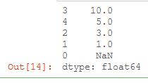 用Python对Pandas系列进行排序