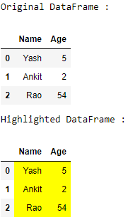 使用apply()突出Pandas DataFrame的特定列