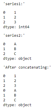Python中的pandas.concat()函数