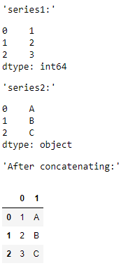 Python中的pandas.concat()函数