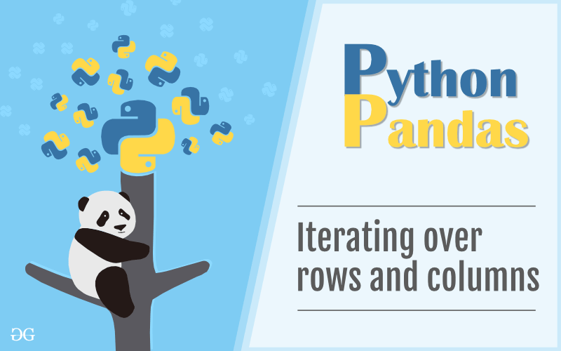 在Pandas DataFrame中对行和列进行迭代