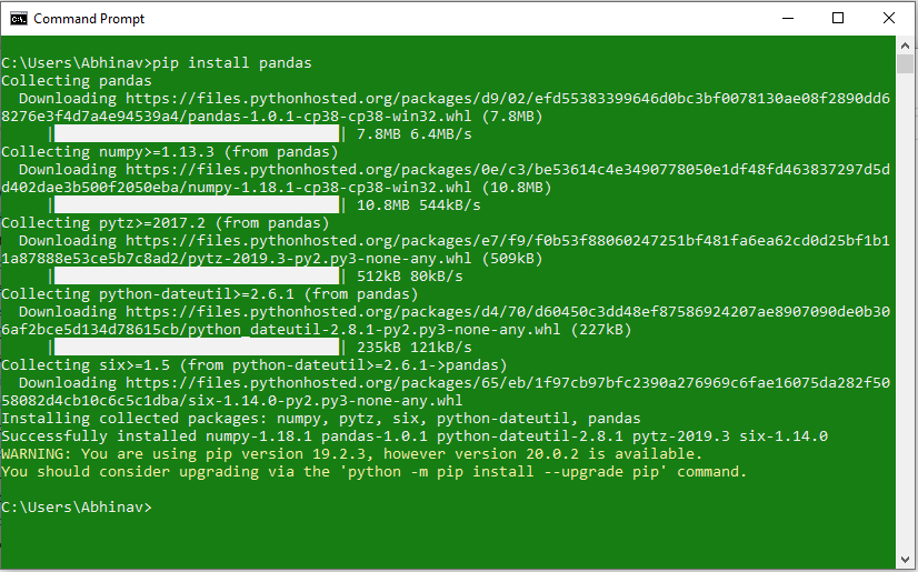 如何在 Windows 和 Linux 上安装 Python Pandas？
