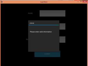 在Python中使用Kivy GUI和Pandas验证信息的登录应用和验证。