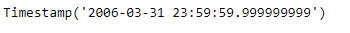 Python Pandas Period.end_time Python Pandas Period.end_time