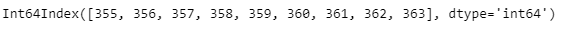 Python Pandas PeriodIndex.dayofyear