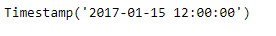 Python Pandas Timestamp.day