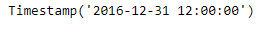 Python Pandas Timestamp.is_year_end Python Pandas Timestamp.is_year_end