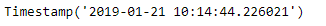 Python Pandas Timestamp.today