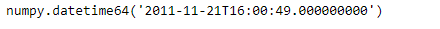 Python Pandas Timestamp.to_datetime64