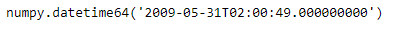 Python Pandas Timestamp.to_datetime64