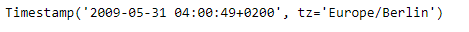 Python Pandas Timestamp.weekday_name