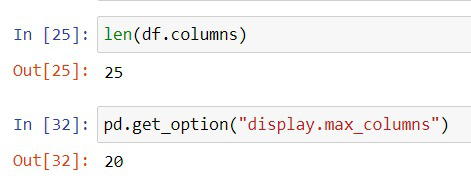 在Jupyter笔记本中显示Pandas DataFrame的所有列