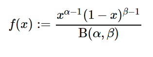 Python中的sympy.stats.Beta()