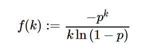 Python中的sympy.stats.Logarithmic()