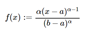 Python中的sympy.stats.PowerFunction()