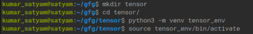 在Linux上安装Tensorflow