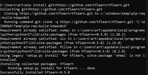 TFLearn和它在Tensorflow中的安装