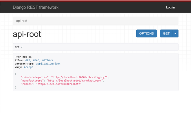 Django REST框架中的可浏览API