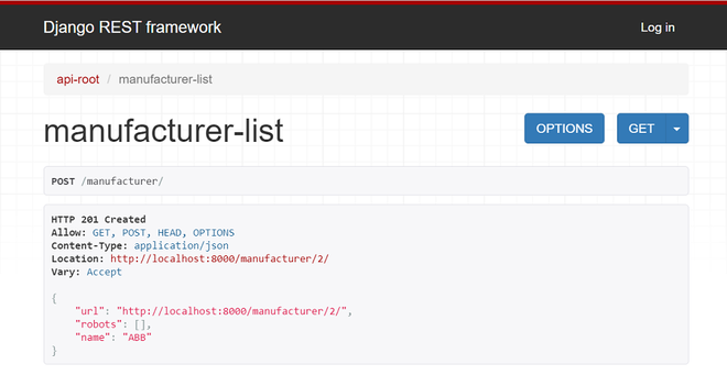 Django REST框架中的可浏览API