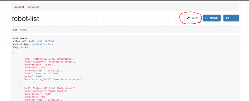 在Django Rest框架中过滤数据