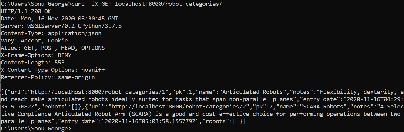 如何在Django REST框架中返回自定义JSON？