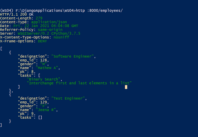 序列器关系 - Django REST框架