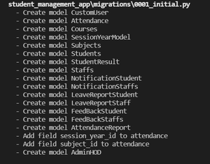 使用Django的学院管理系统 - Python项目