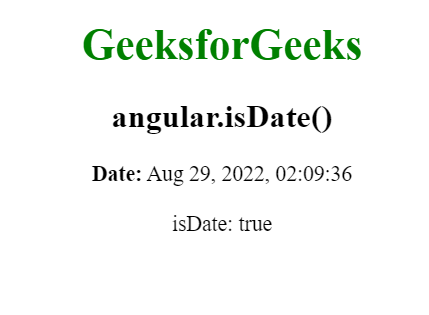 AngularJS angular.isDate()函数