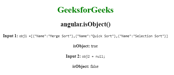 AngularJS angular.isObject()函数