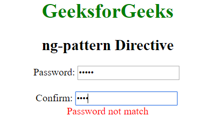 AngularJS ng-pattern指令
