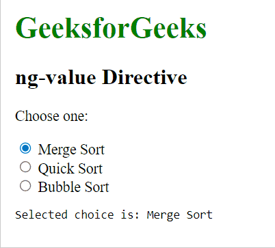 AngularJS ng-value指令