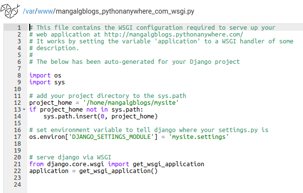 如何在PythonAnywhere上部署Django项目？